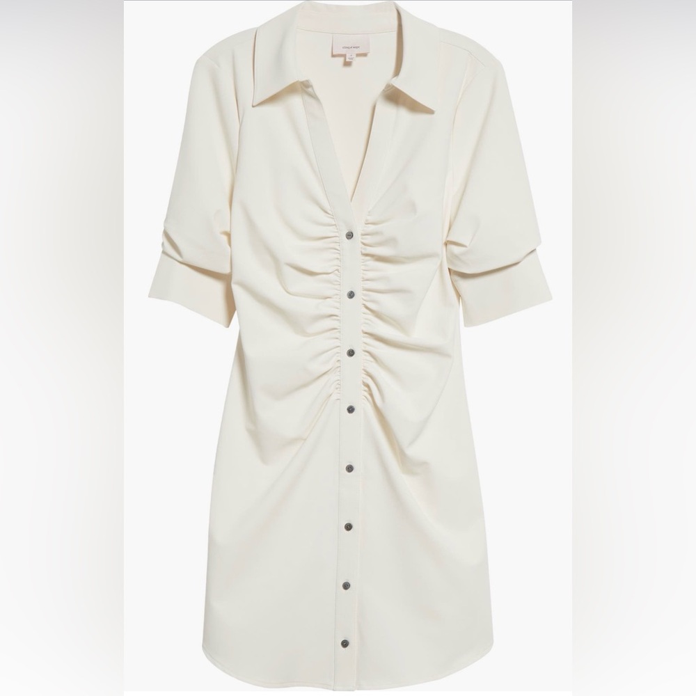 Cinq à Sept Ivory Button-Down Blouse